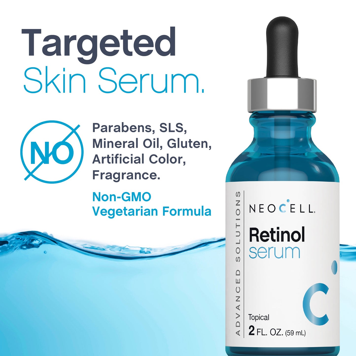 Retinol Serum, 2 fl oz (59 mL) Dropper Bottle