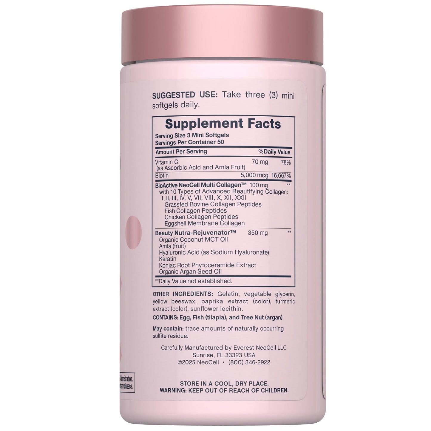 Hair, Skin & Nails Minis + Multi Collagen Bio-Peptides, 150 Softgels
