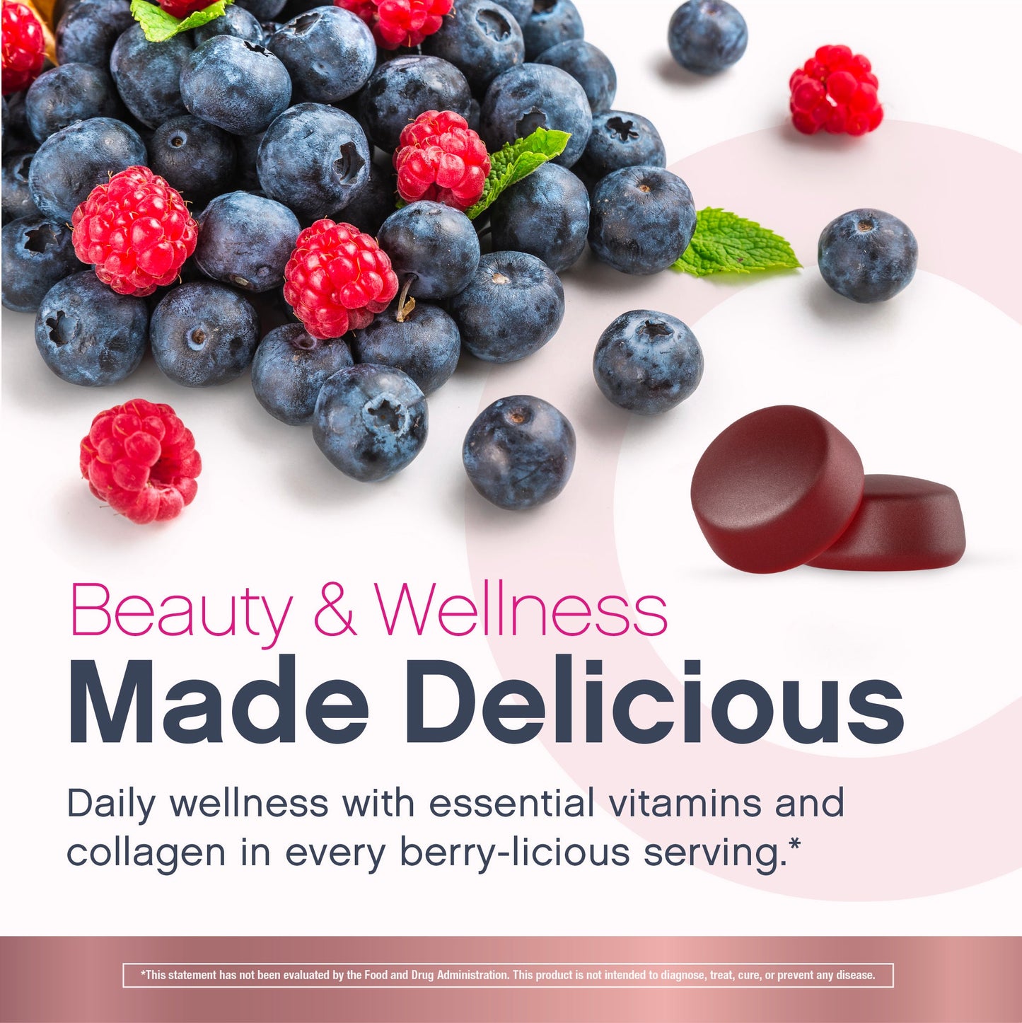 Women's Multi Gummies Advanced Berry-licious Beauty Flavor, 120 Tasty Gummies