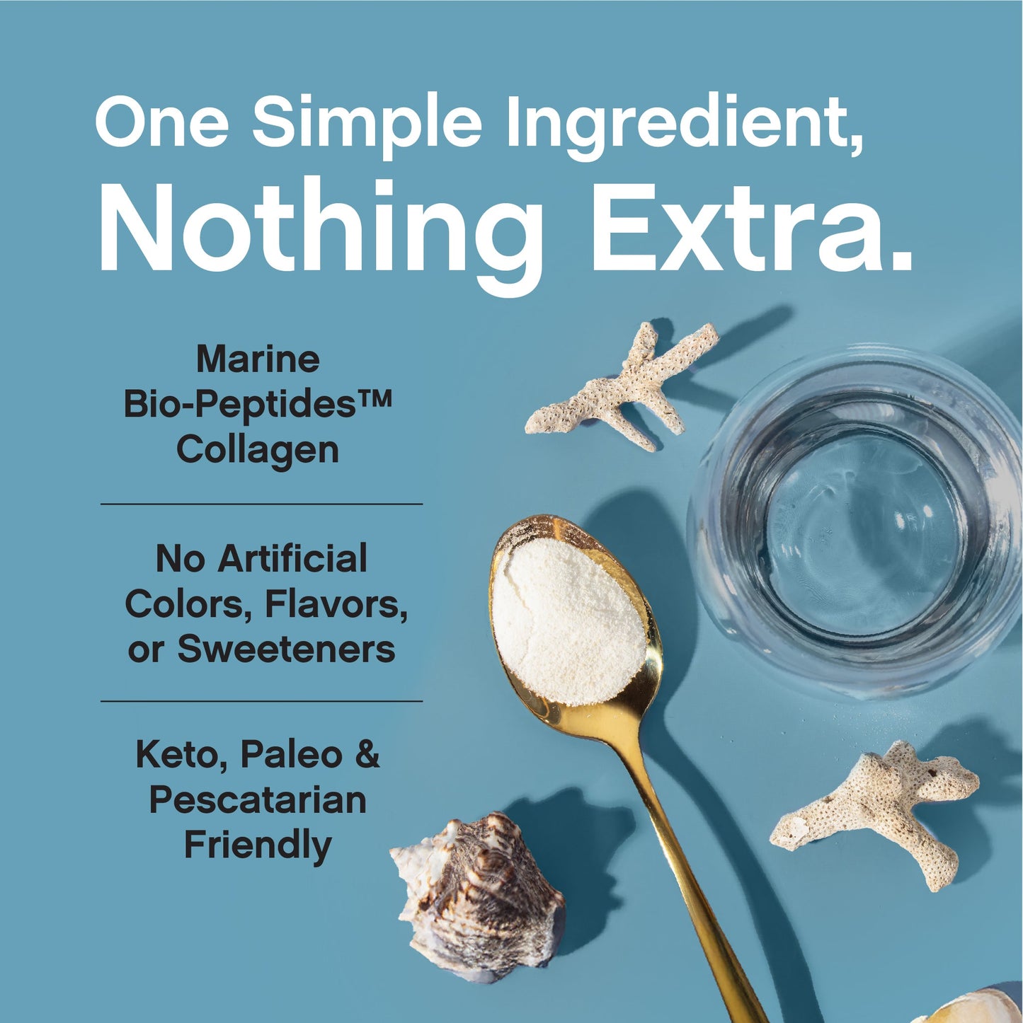 Marine Collagen Bio-Peptides, 8 oz (226 g) Powder