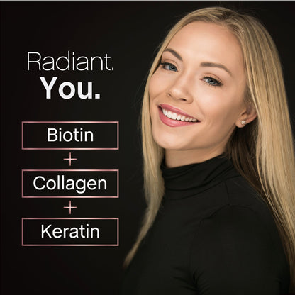 Biotin + Collagen & Keratin, 60 Capsules