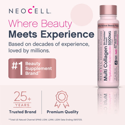 Multi Collagen Bio-Peptides Protein, 6 Vials Liquid