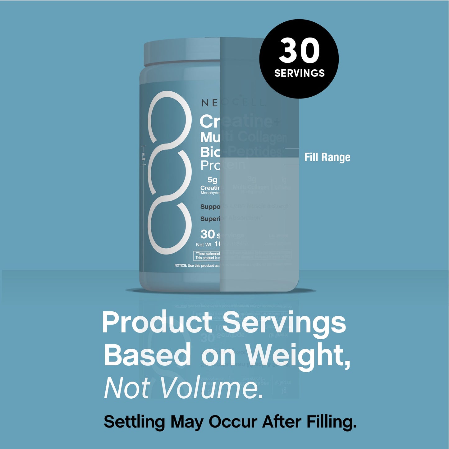 Creatine + Multi Collagen, 10 oz (285 g) Powder
