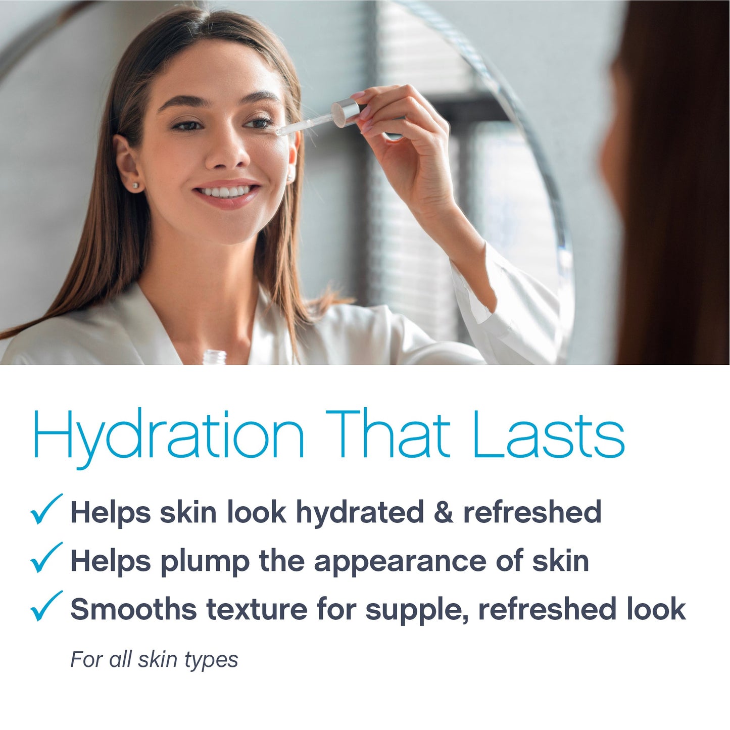 Hyaluronic Acid Hydration Serum, 2 fl oz (59 mL) Dropper Bottle