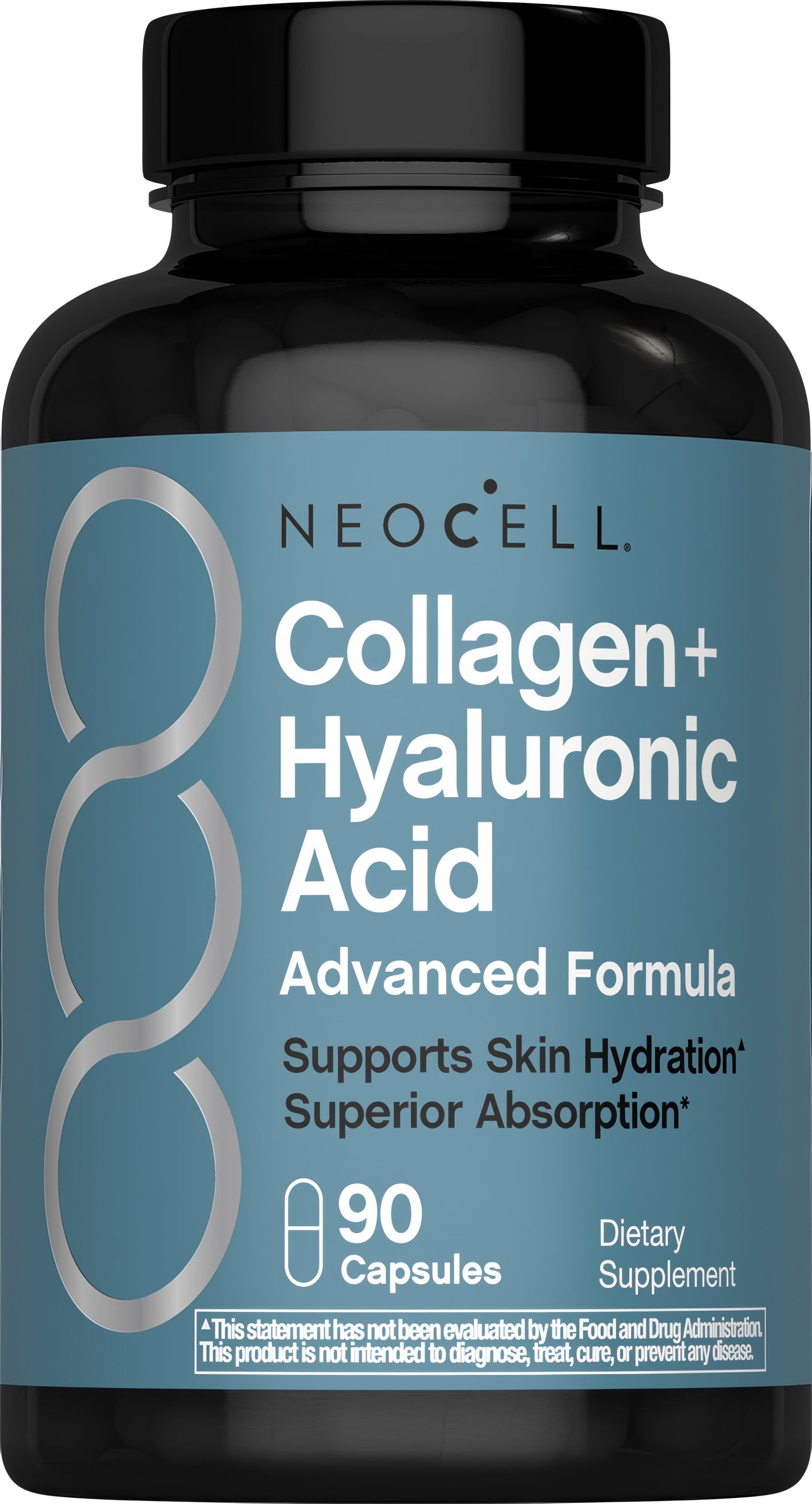 Collagen + Hyaluronic Acid Advanced Formula, 90 Capsules
