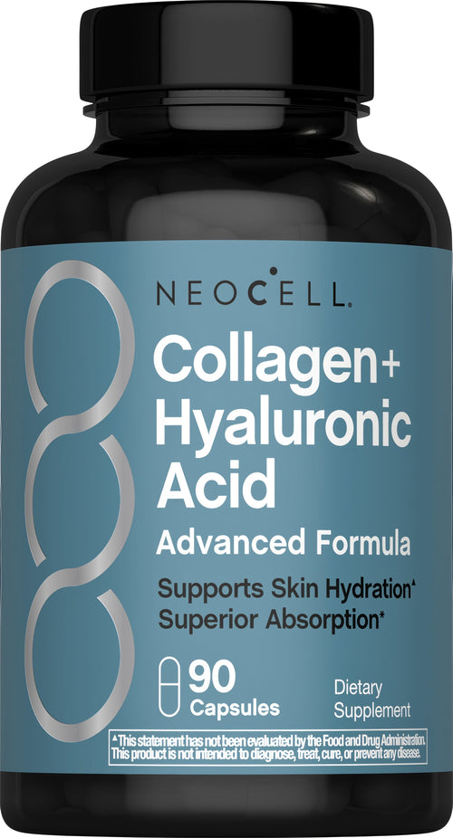 Collagen + Hyaluronic Acid Advanced Formula, 90 Capsules