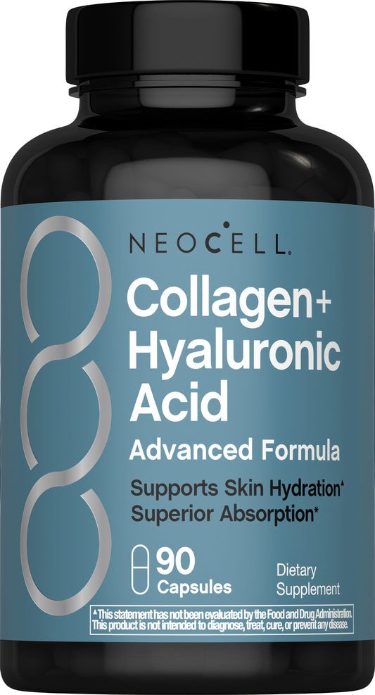 Collagen + Hyaluronic Acid Advanced Formula, 90 Capsules