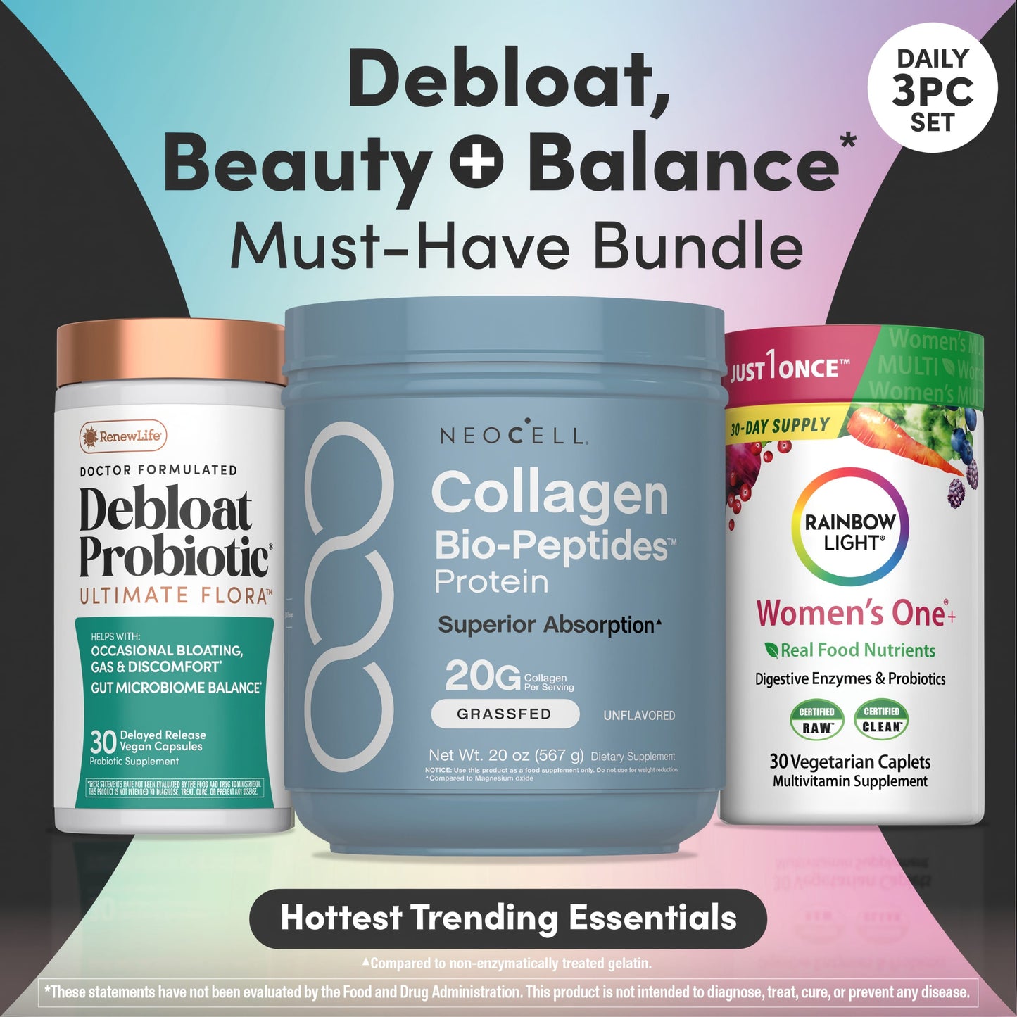 Debloat, Beauty & Balance Bundle*, 1 Box