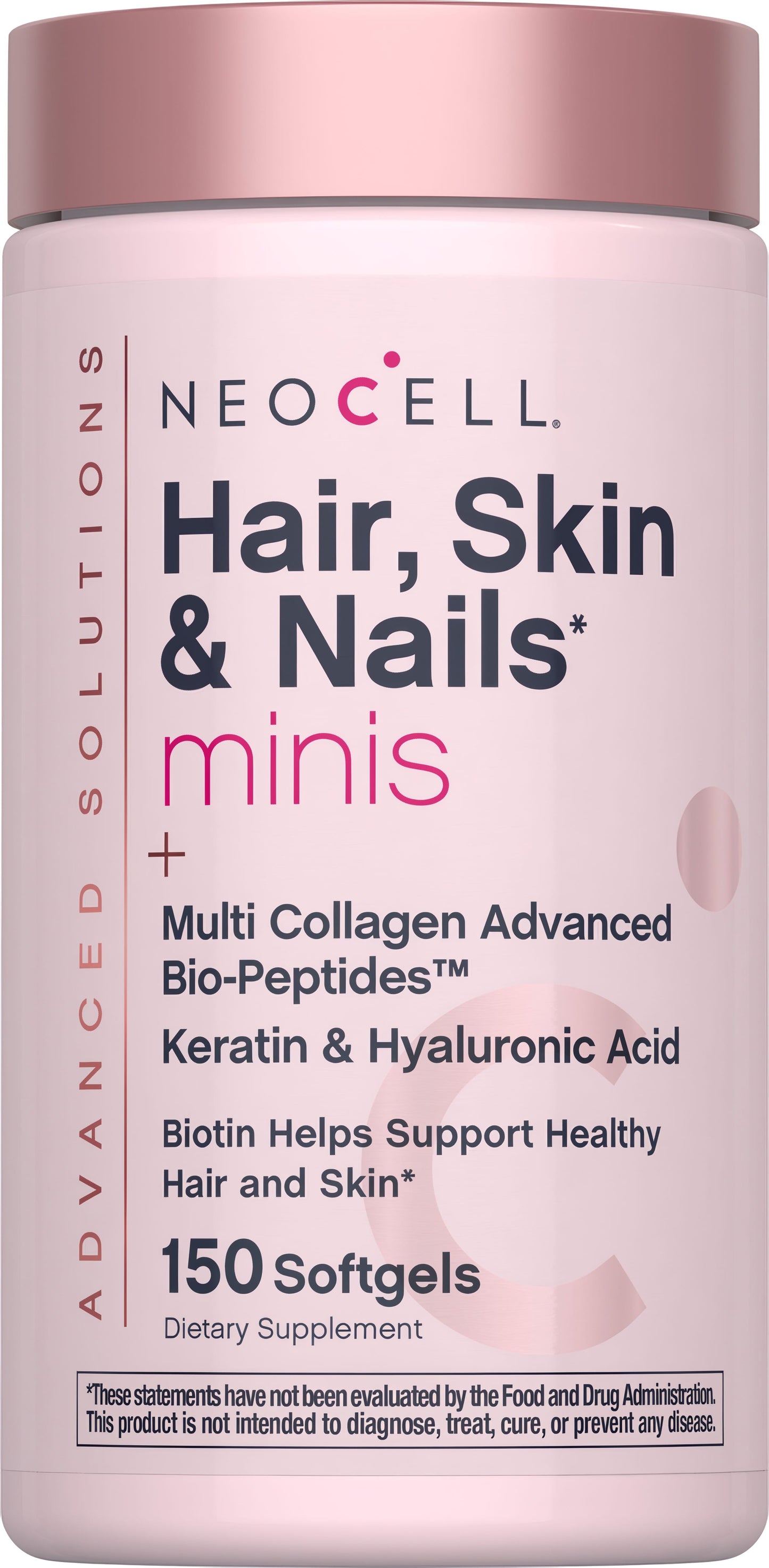 Hair, Skin & Nails Minis + Multi Collagen Bio-Peptides, 150 Softgels