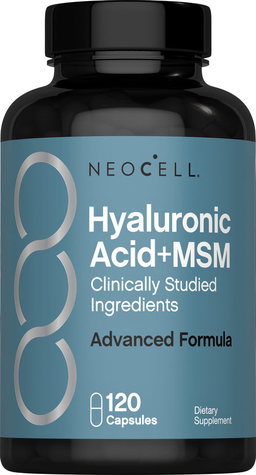 Hyaluronic Acid + MSM, 120 Capsules