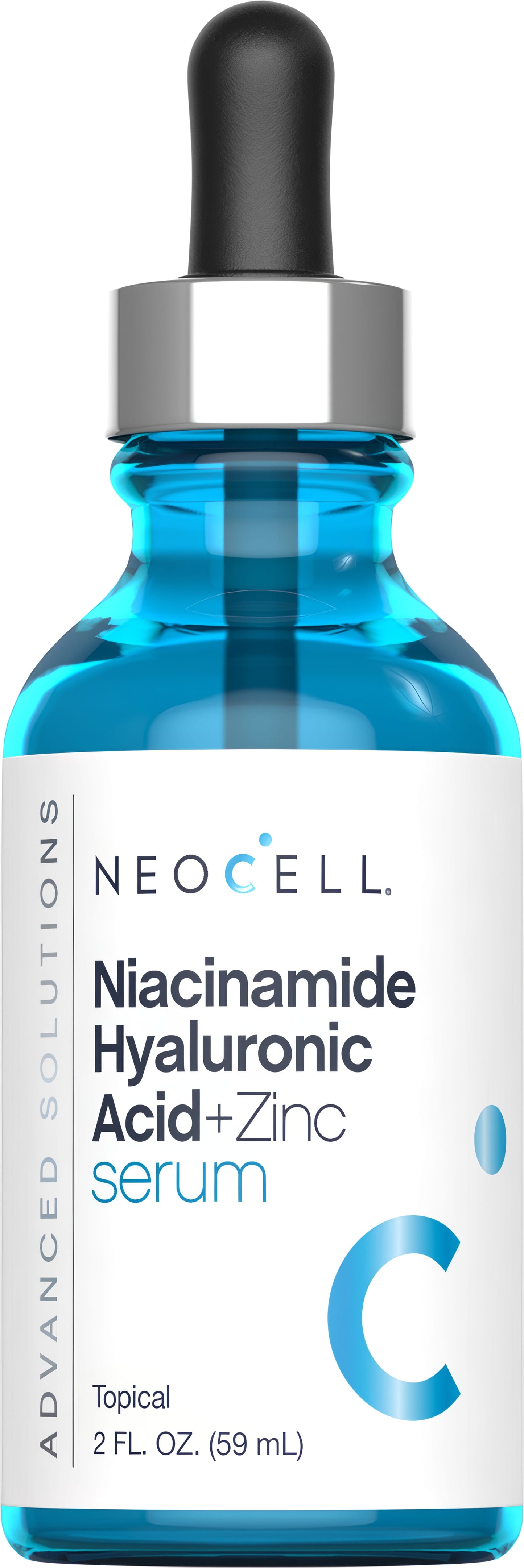 Niacinamide Hyaluronic Acid + Zinc Serum, 2 fl oz (59 mL) Dropper Bottle