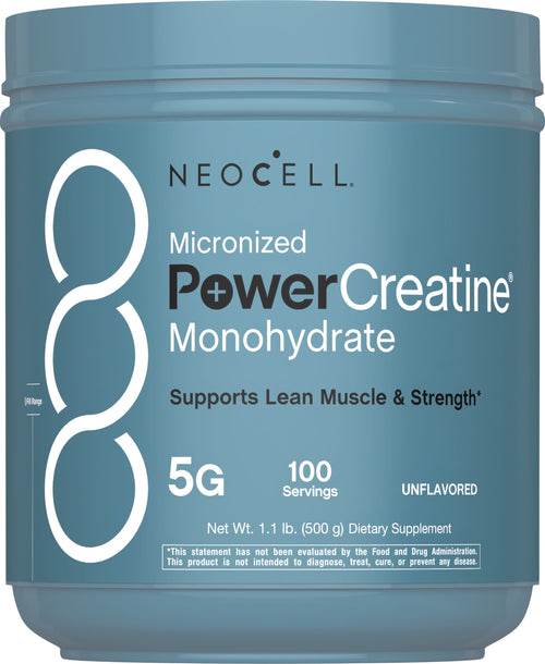 Power Creatine® Monohydrate Micronized, 1.1 lb (500 g) Bottle