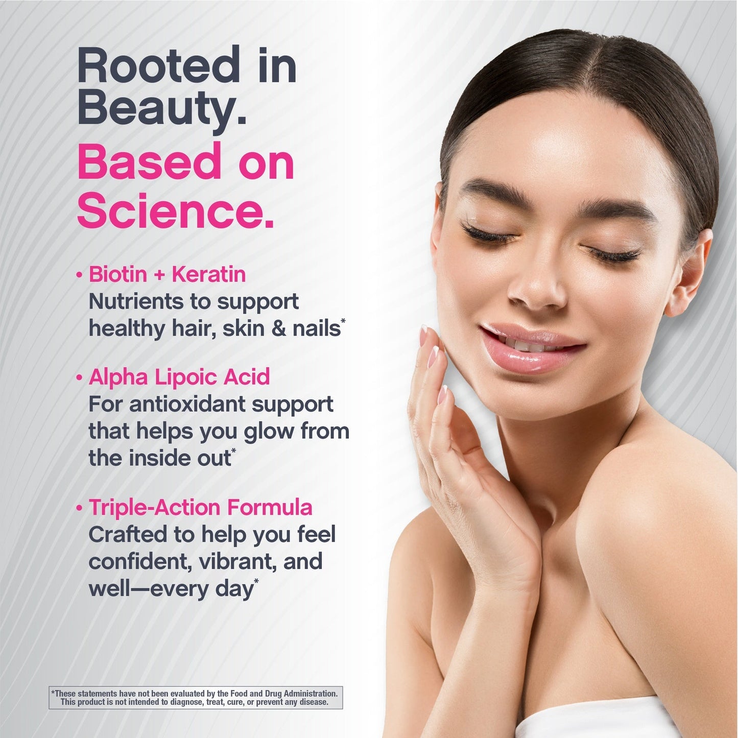 Biotin + Keratin & Alpha Lipoic Acid, 90 Capsules
